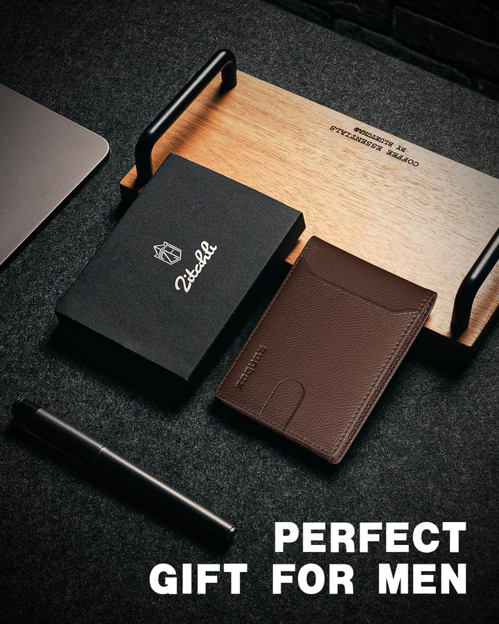 RUNBOX Cartera delgada para hombre, 11 ranuras para tarjetas de cré...