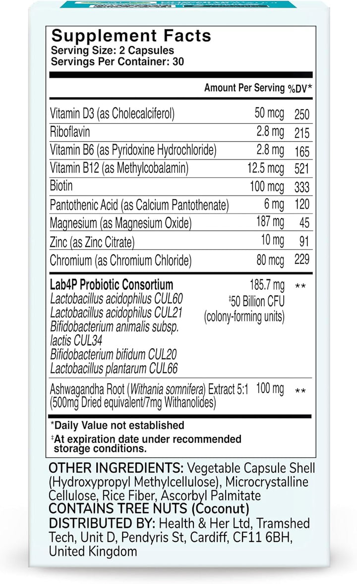 Health &amp; Her Probióticos para el control de peso para mujeres,...
