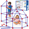 Kit de construcción de fortalezas para niños de 4 a 8 a 12 años, 140 piezas