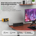 Protector contra sobretensiones de filtrado EMI/RFI, cable plano de