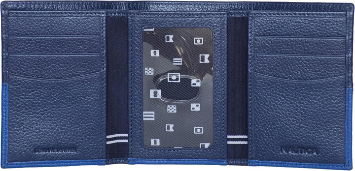 Nautica Men's Trifold Wallet | RFID Blocking Protection | ID Wi...