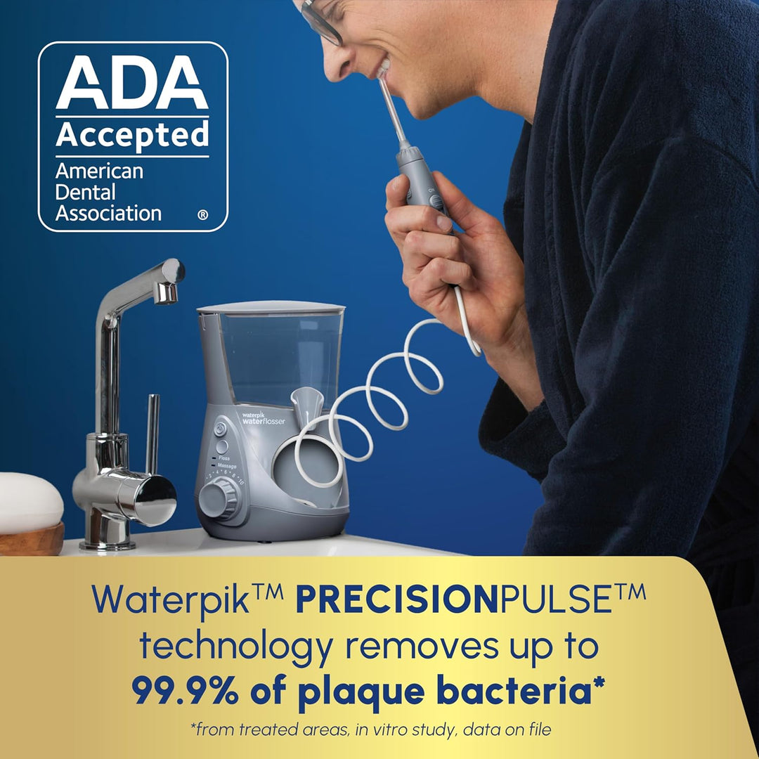 Waterpik Aquarius - Hilo dental de agua para limpieza de dientes, e...
