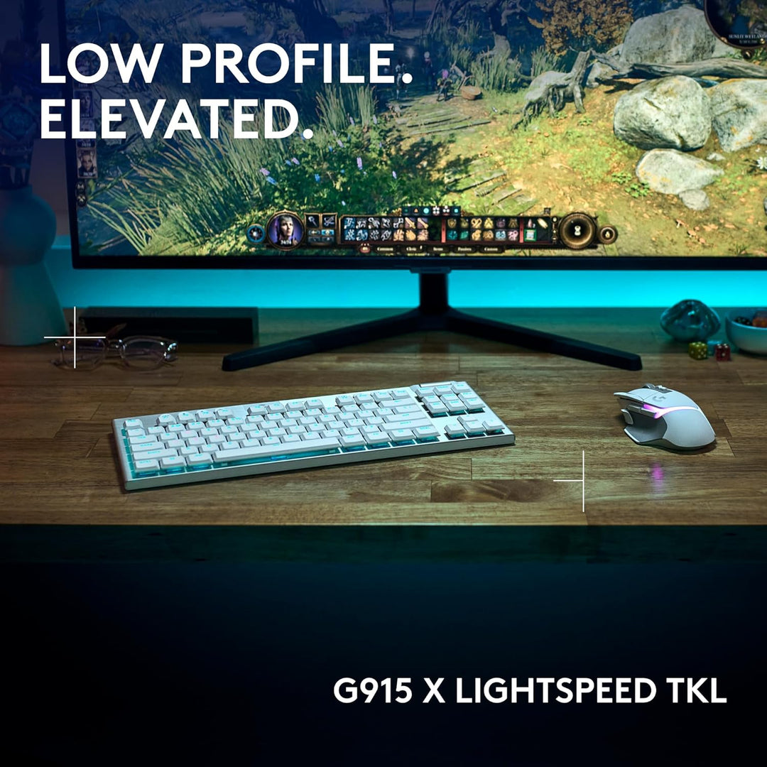 Logitech G 915 X Lightspeed TKL Teclado inalámbrico para juegos de...