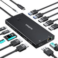 Estación de acoplamiento para portátil USB C Monitor dual con 2 HDMI 4K DP