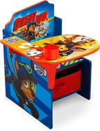 Delta Children Escritorio con silla con compartimento de almacenamiento, Nick Jr. PAW Patrol