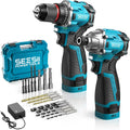 Kit combinado de herramientas eléctricas sin escobillas para taladro inalámbrico para bricolaje en el hogar