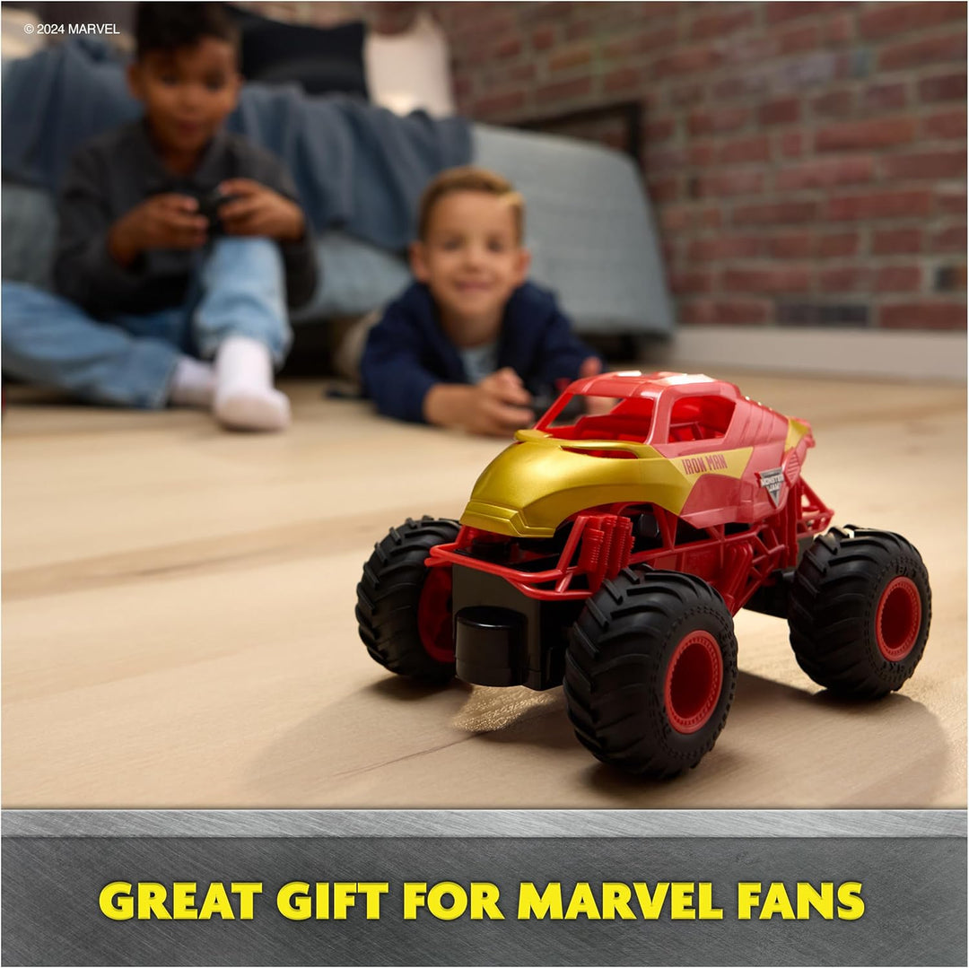 Monster Jam - Camión monstruo RC oficial de Marvel Iron Man, escala...
