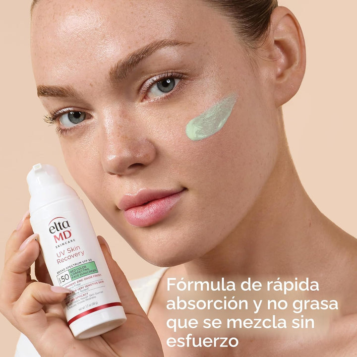 EltaMD Protector solar facial UV para recuperación de la piel con ó...