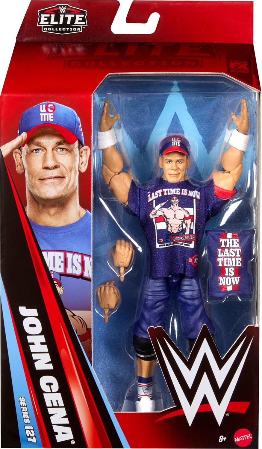 Mattel WWE Elite John Cena Figura de acción y accesorios, serie #127