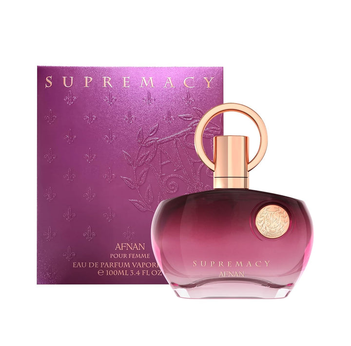 Afnan Supremacy Purple Eau De Parfum para Mujer, 3.4 onzas líquidas
