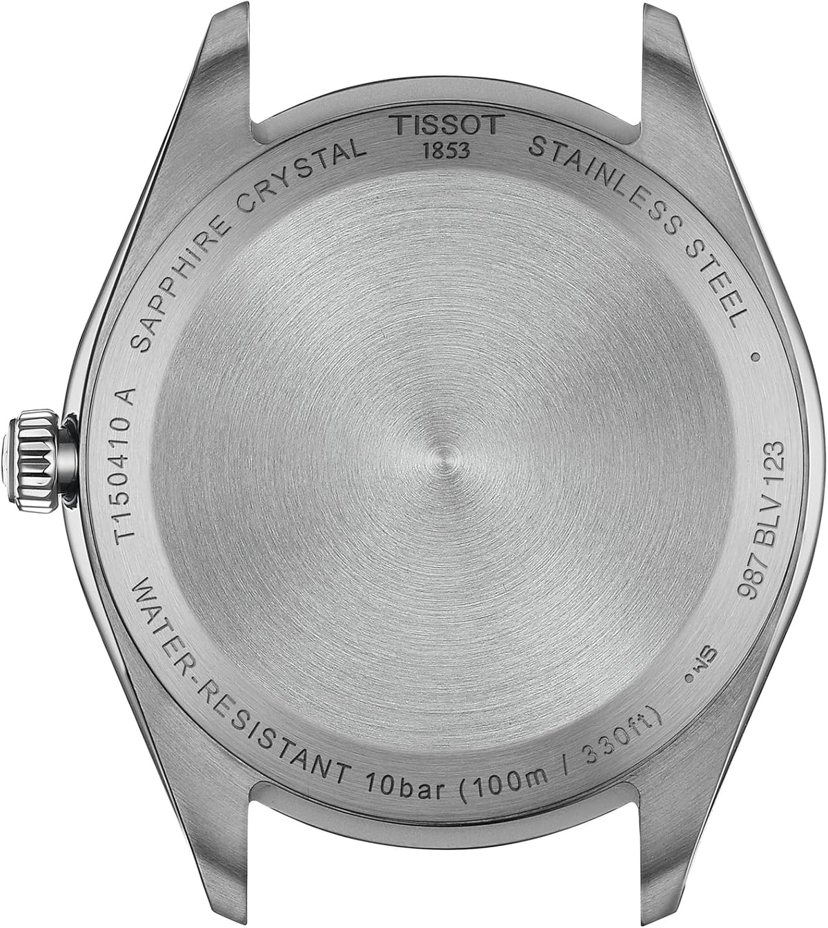 Tissot PR 100, cuarzo suizo, 1.575 en, esfera verde, reloj para hombre