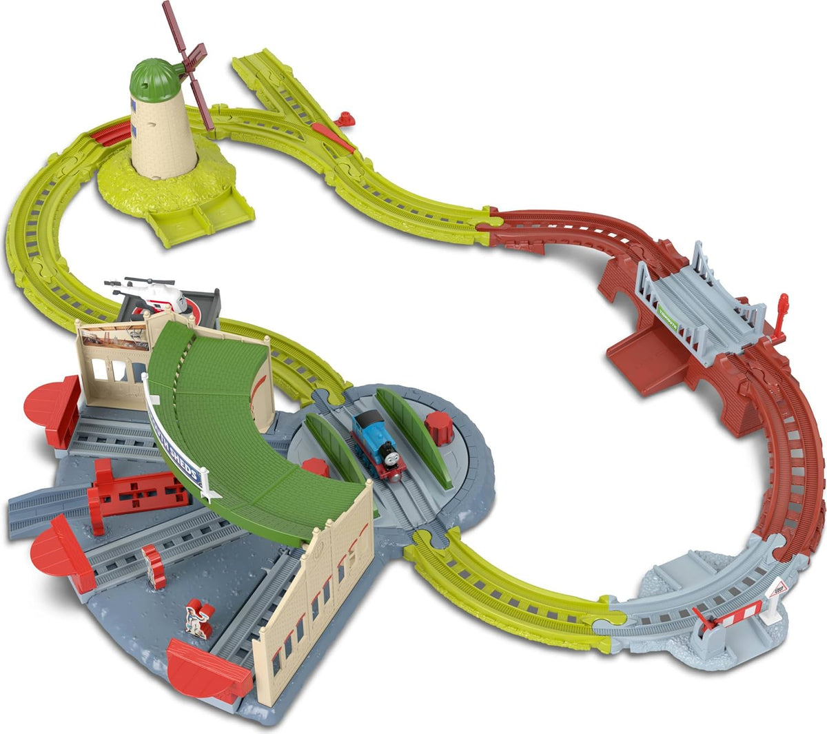 Thomas & Friends Juego de tren explorando Tidmouth Sheds de Fisher-Price
