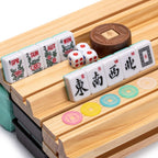 Juego de Mahjong YMI Pepper American con estuche verde