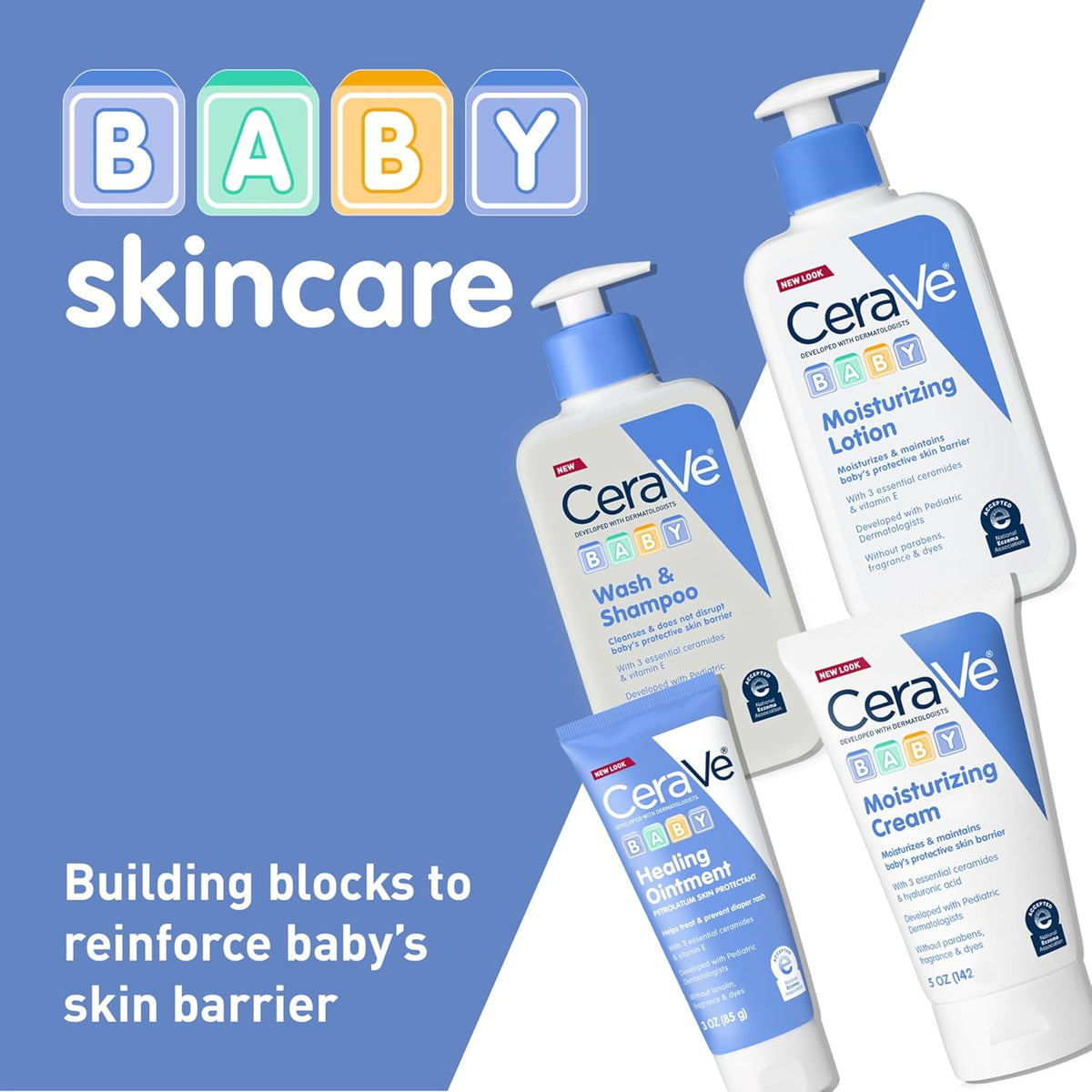 CeraVe Jabón y Champú para Bebés, Sin Fragancia, Parabenos y Sulfat...