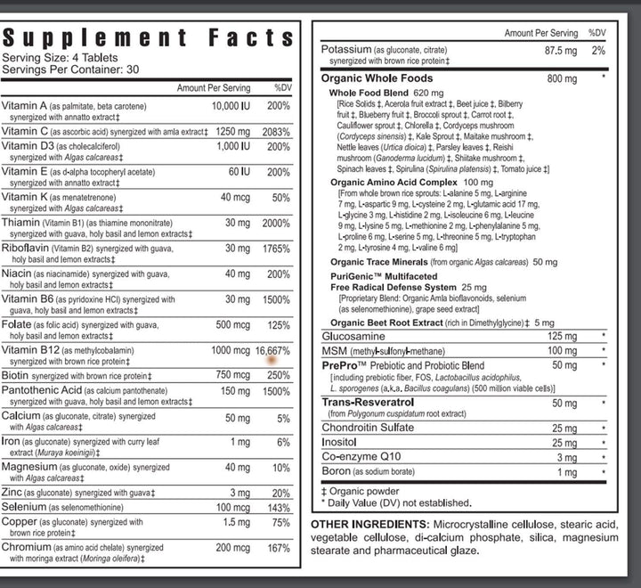 Youngevity Beyond Tangy Tangerine 2.0 Complejo multivitamínico y mi...