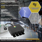 Regleta de Alimentación Inteligente para Exteriores de Servicio Pesado, Enchufe WiFi con Toma Resistente al Agua, Cable de Extensión de Alimentación Eléctrica, Interruptor de Salida y Temporizador