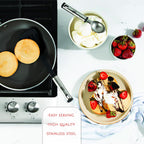 Juego de Utensilios de Cocina de 35 Piezas Juego de Utensilios de Cocina, Antiadherentes y Resistentes al Calor de Nylon Acero Inoxidable Silicona Juego de Espátulas - Gadgets de Cocina Elementos