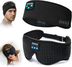 Juego de 2 mascarillas para dormir y diadema Bluetooth para personas que