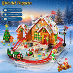 Calendario de Adviento Casa de pan de jengibre, juego de construcción de