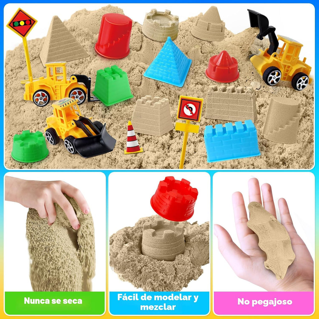 Sensory Bin Construction Kit con Sensory Sand