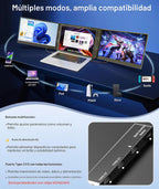 Ozirex Extensor de pantalla para laptop de 15.6 pulgadas, monitor p...