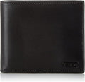 TUMI - Delta Global Center Flip ID Passcase - Billetera de cuero bifold - Accesorio de bloqueo RFID - Múltiples ranuras para tarjetas - 4" x 5" - Negro