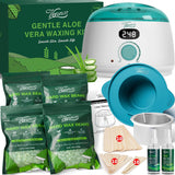 VENNCO - Kit de depilación para mujeres y hombres, kit de depilació...