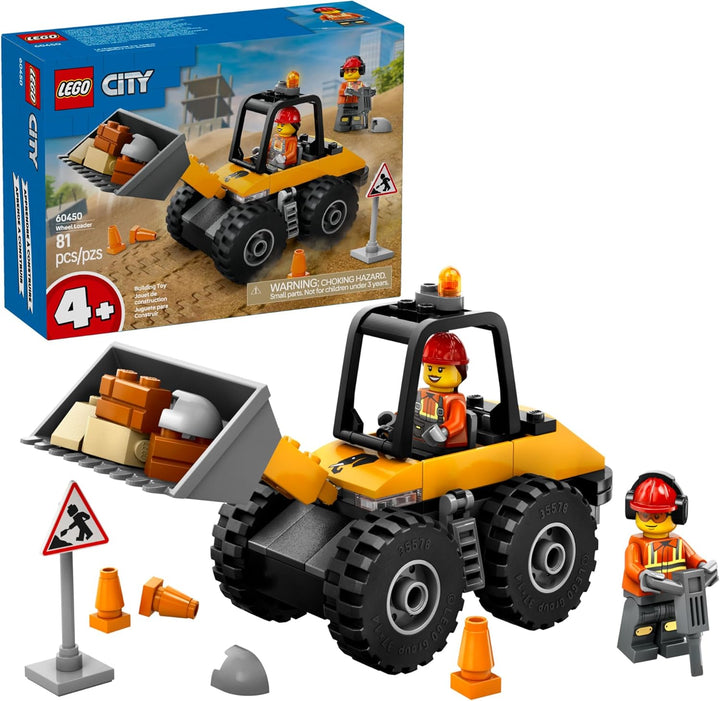 LEGO City Yellow - Cargador de ruedas de construcción
