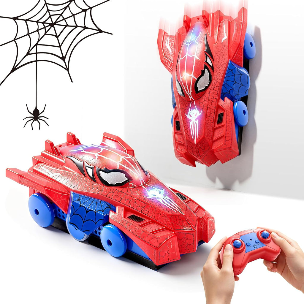 Coche de escalada de pared de araña, juguetes de control remoto para