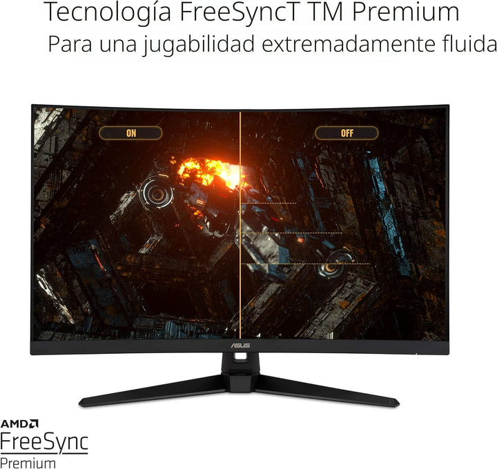 ASUS TUF Gaming - Monitor curvo HDR de 32 pulgadas 1440P (VG32VQ1B)...
