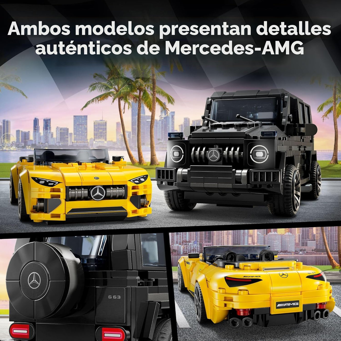 LEGO Speed Champions Mercedes-AMG G 63 y Mercedes-AMG SL