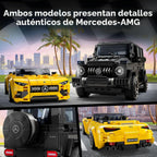 LEGO Speed Champions Mercedes-AMG G 63 & SL 63 - Juguetes de construcción para niños y niñas, a partir de 10 años, regalos para Navidad, 76924