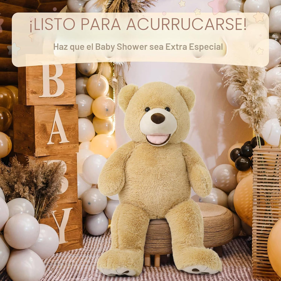 MorisMos Oso de peluche gigante con huellas grandes, animales de pe...