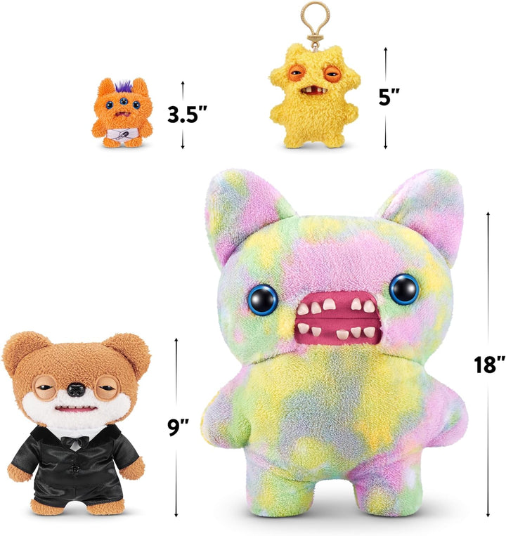 Fuggler Wedding Fuggs - Paquete de 2 peluches de 9