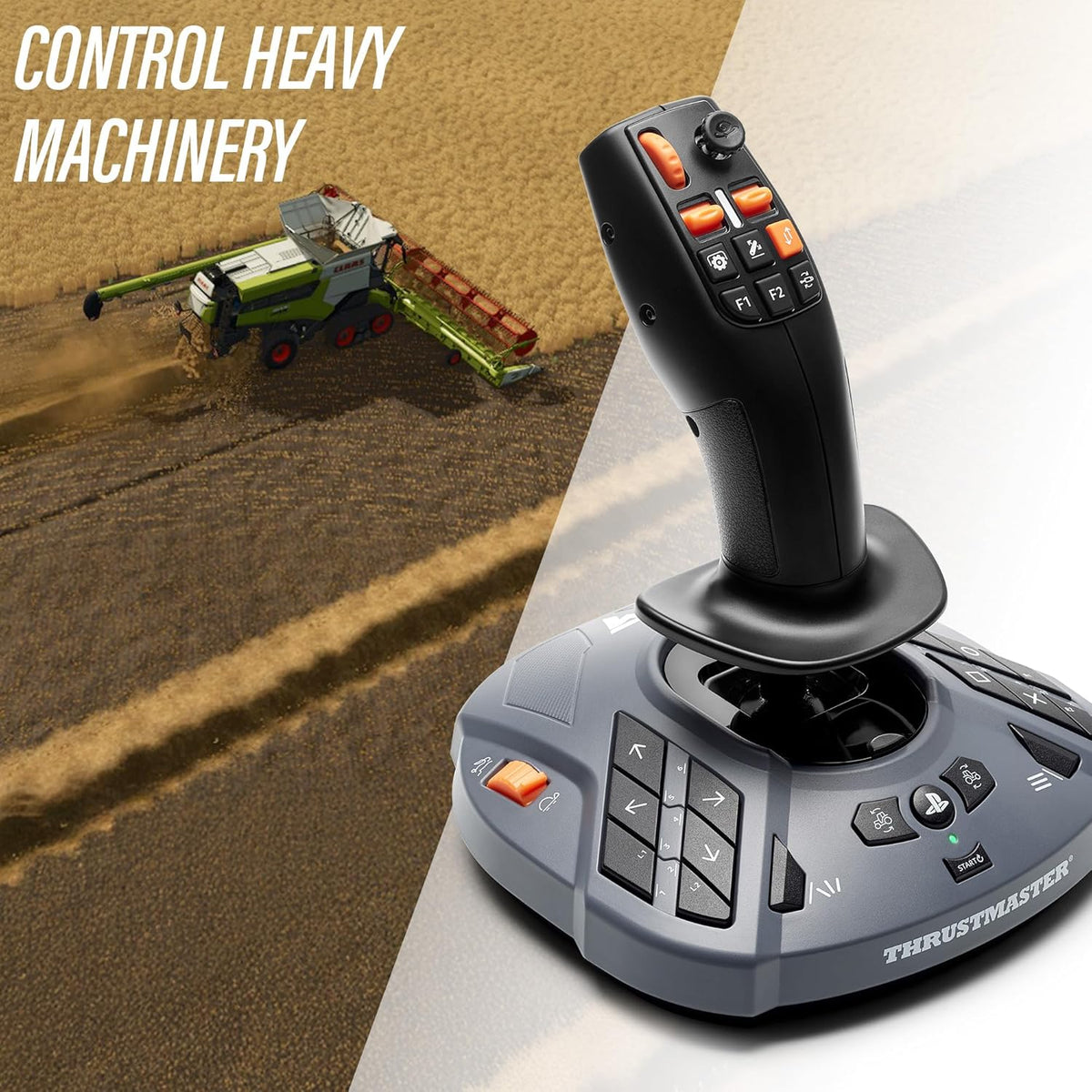 Thrustmaster SimTask FarmStick - Joystick Multifunción - PS5 y PC