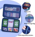 Funda de juego de cartas para más de 3000 tarjetas, se adapta a Pokemon/Flip 7/UNO/SKYJO/Play Nine/Five Crowns/Exploding Kittens/Monopoly Deal/Phase 10/Taco Cat Goat Cheese Pizza y todos los juegos de