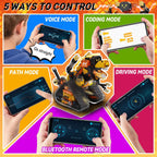 Gohero Kit de construcción de robot, juguetes STEM 5 en 1 para niños de 8 a 10 años con control remoto y aplicación