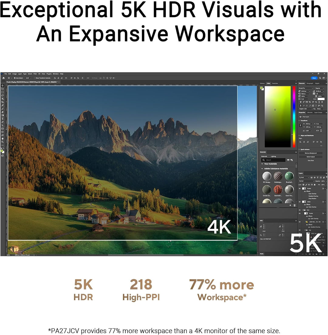 ASUS ProArt Display Monitor profesional 5K HDR de 27 pulgadas (PA27...