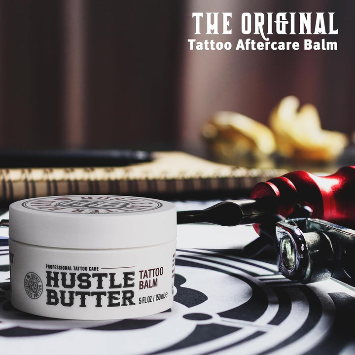 Hustle Butter Deluxe Mantequilla de tatuaje para antes, durante y d...