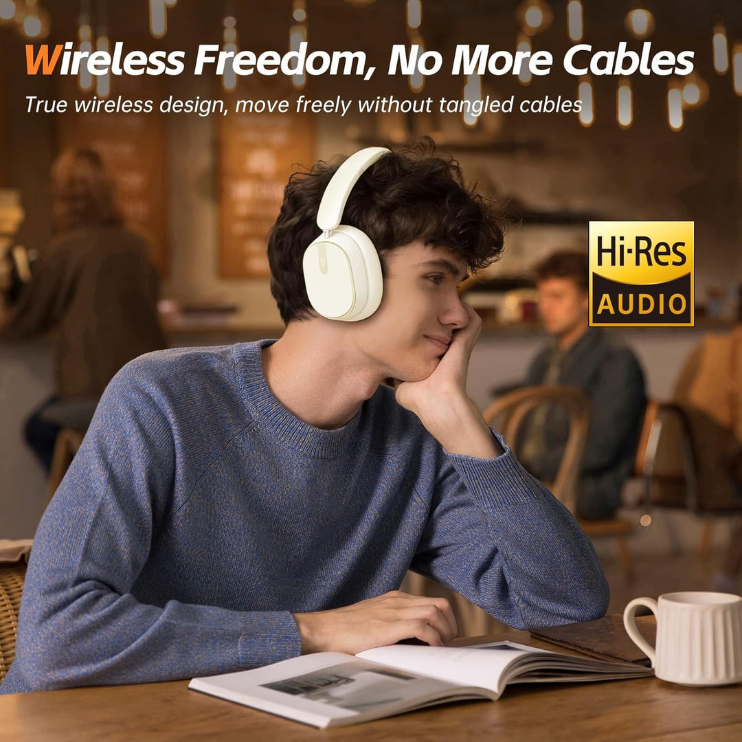 MMWOWARTS Auriculares Bluetooth híbridos con cancelación activa de...