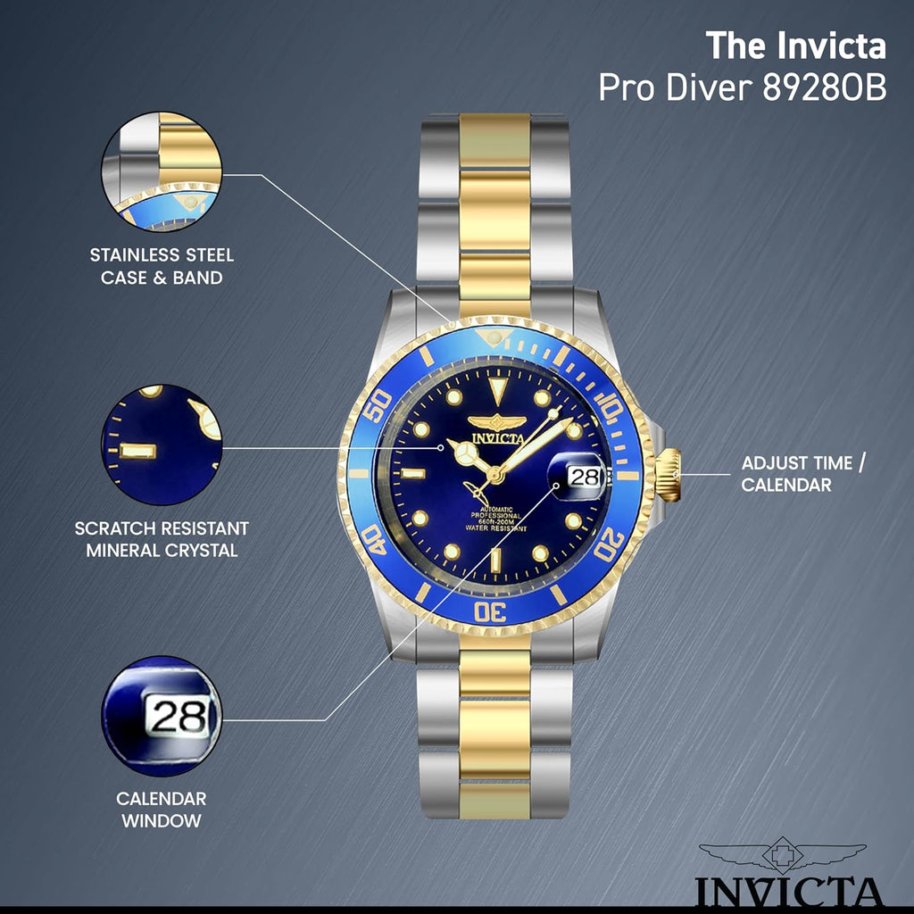 Invicta Reloj automático Pro Diver Collection Coin-Edge para hombre