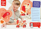 Hape Walk-A-Long Puppy Juguete de Arrastre de Madera