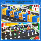 Juego de tren eléctrico para niños de 5 a 8 años, 225 piezas de