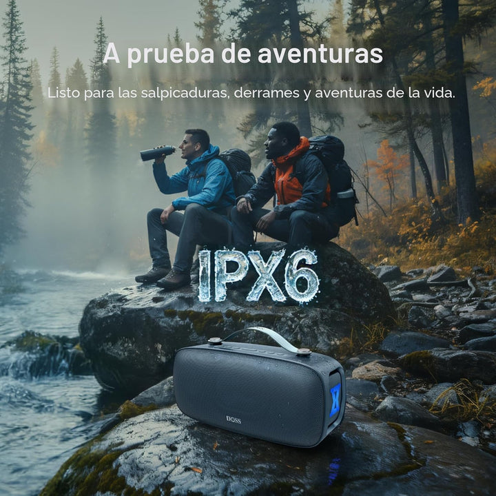 DOSS Extreme Boom Pro D300 Altavoz Bluetooth, sonido estéreo inmers...