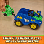 PAW Patrol: Dino Movie Dino Tow & Dash RC con Chase & Dinosuar Figures