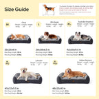 Bedsure SupportMax® - Camas ortopédicas extra gruesas XL para perros de