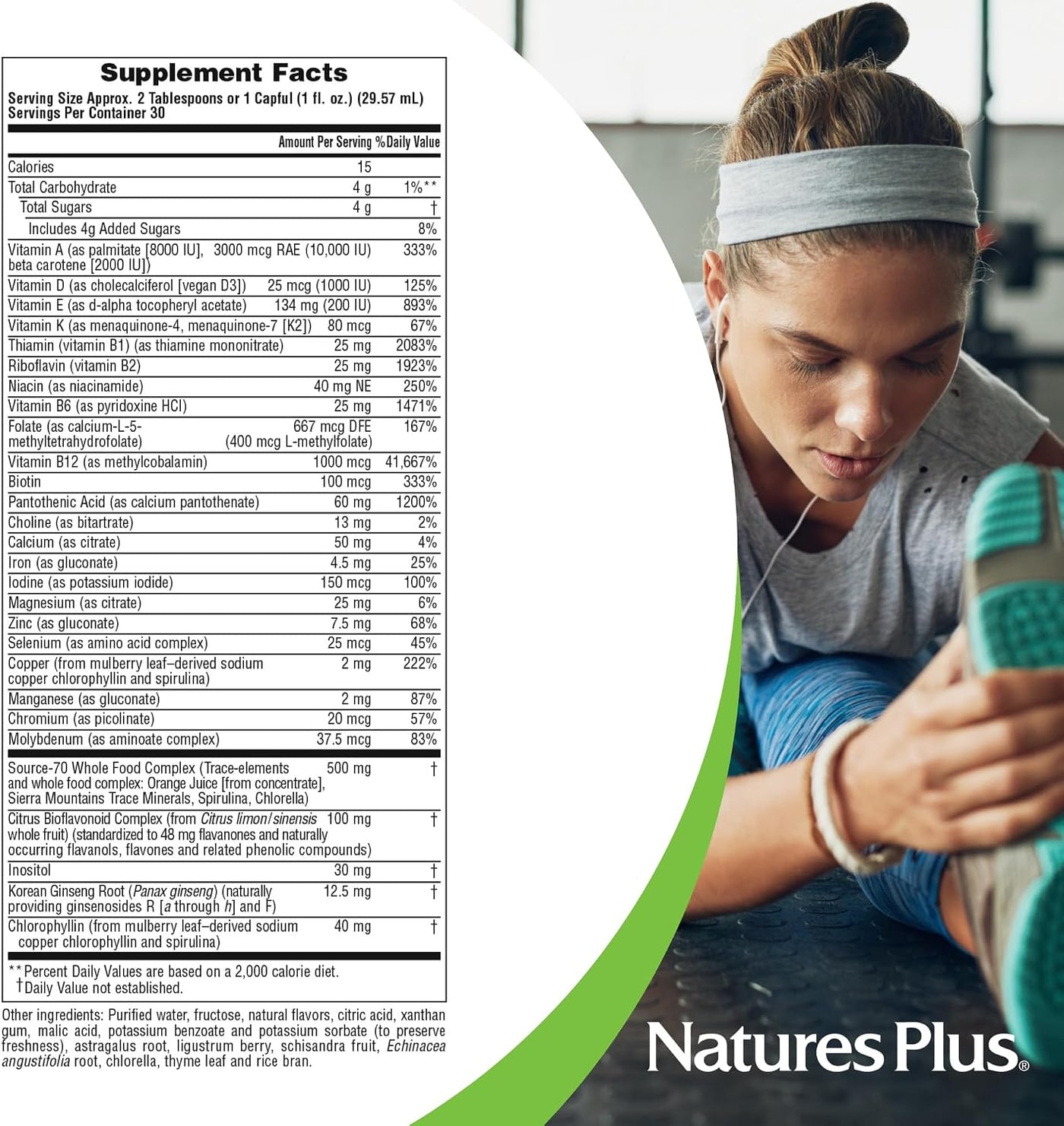 Suplemento dietético Source of Life (30 onzas líquidas), de Nature&...