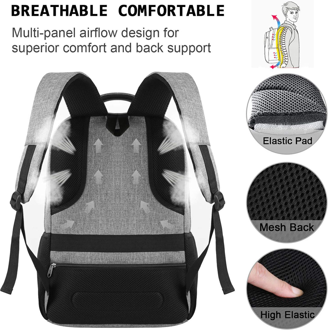 Mochila para computadora portátil, delgada, duradera e impermeable,...