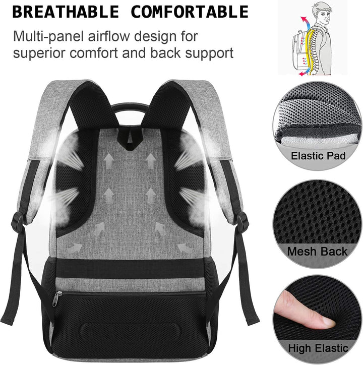 Mochila para computadora portátil, delgada, duradera e impermeable,...