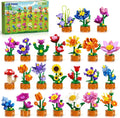 Paquete de 24 botánicos de flores, recuerdos de fiesta para niños de más de